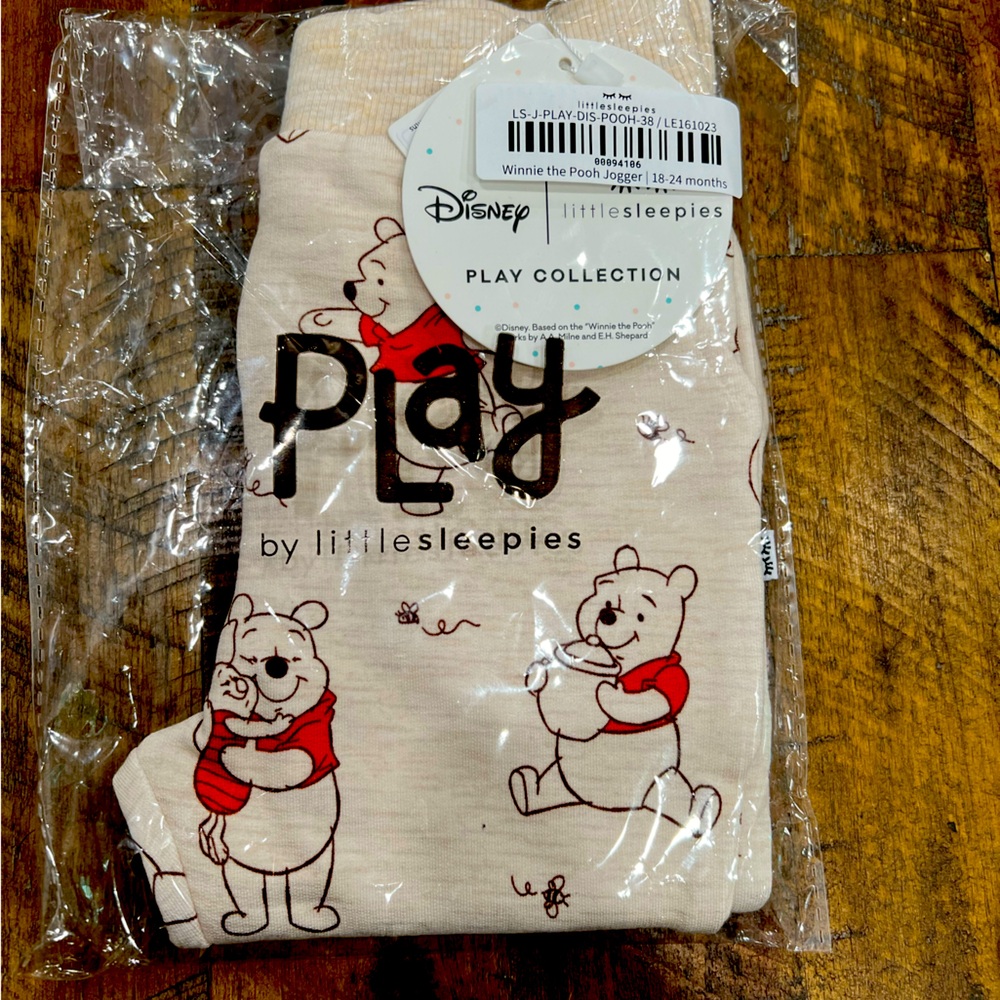 NWT Little Sleepies jogger sweatpants, 18-24m